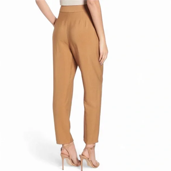 Leith Front Tie Trousers Tan Lion XS - Picture 6 of 12